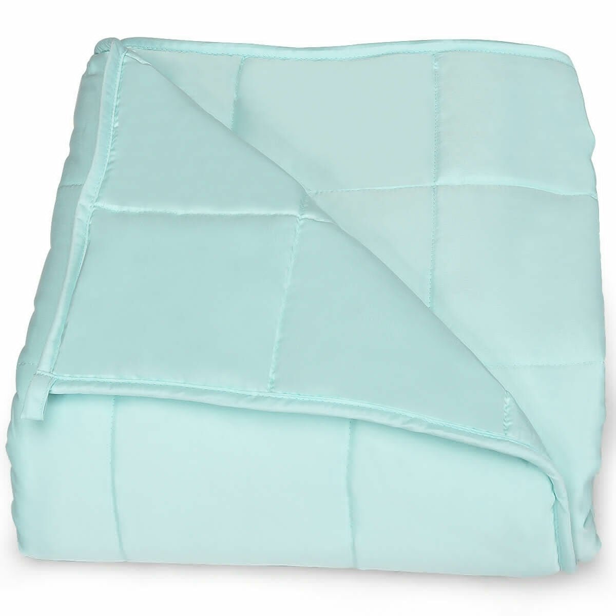 10 lbs 41 x60 Inch Premium Cooling Heavy Weighted Blanket Green