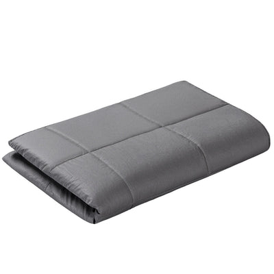 12/15 lbs 48 x 72 Inch 100% Cotton Weighted Soft Blanket Cover with Glass Beads-15 lbs - Relaxacare