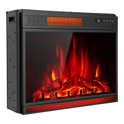 28 Inch Electric Freestanding and Recessed Fireplace with Remote - Relaxacare