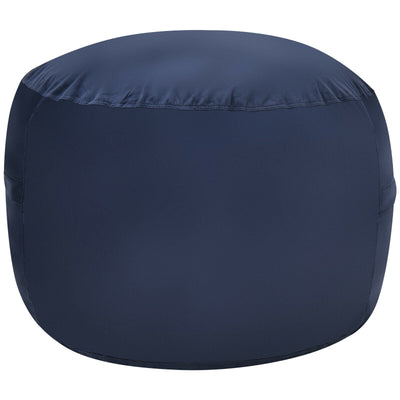 3 Feet Bean Bag Chair with Microfiber Cover and Independent Sponge Filling-Navy - Relaxacare