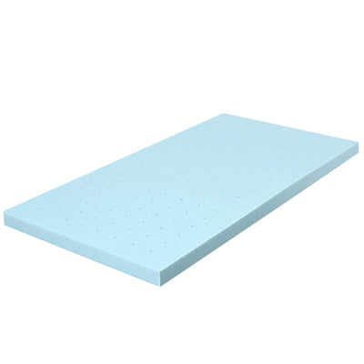 4 Inch Gel Injection Memory Foam Mattress Top Ventilated Mattress Double Bed-Twin Size - Relaxacare