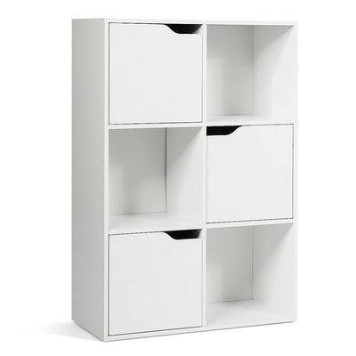 6 Cube Wood Storage Shelves Organization - Relaxacare