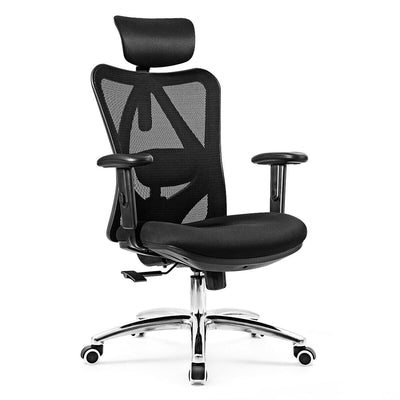 Adjustable Height Mesh Swivel High Back Office Chair - Relaxacare