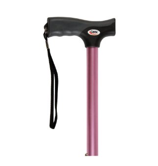 CAREX - Soft Grip Cane - Pink - Relaxacare