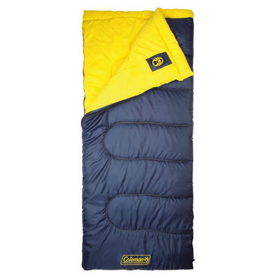 Coleman - Palmetto Regular Warm Weather Sleeping Bag - Blue/Yellow - Relaxacare