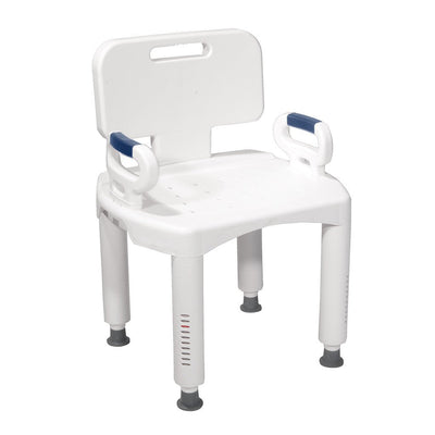 DRIVE MEDICAL - Premium Series Shower Chair with Back and Arms - Relaxacare