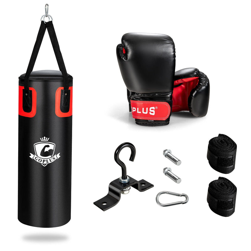 Filled Punching Bag Set for Adults- 56 lbs - Relaxacare