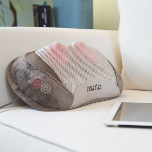 HOMEDICS 3D Shiatsu & Vibration Massage Pillow with heat - Relaxacare