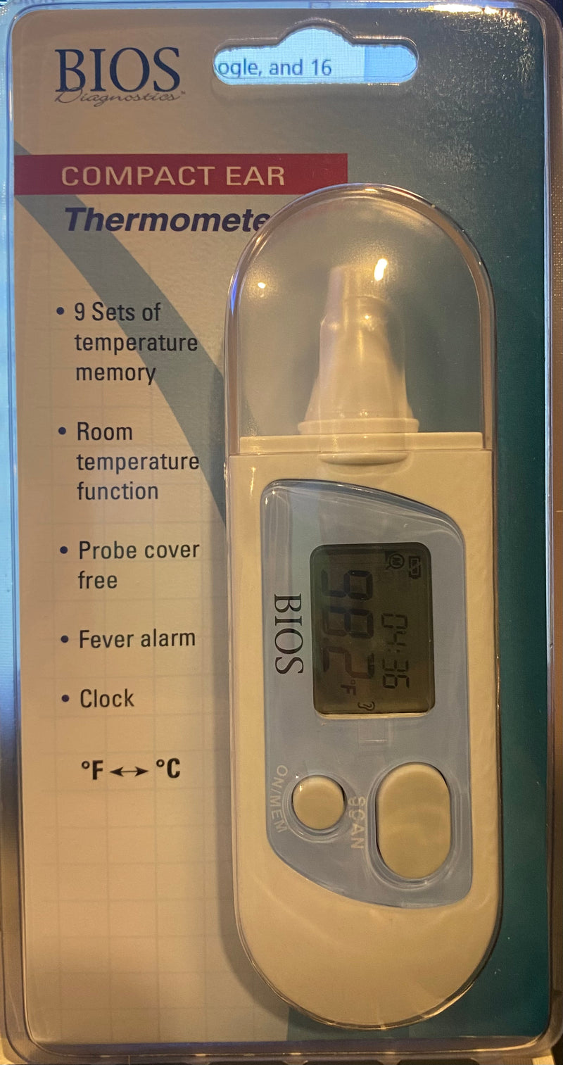 Clearance - Bios Medical Compact Ear Thermometer