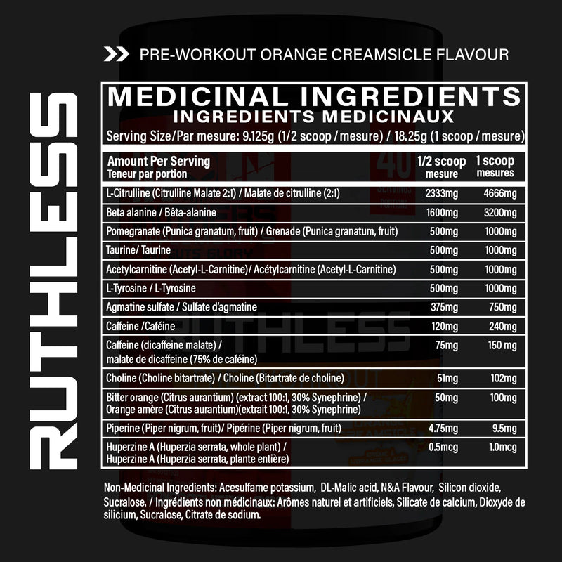 Iron Brothers - Ruthless Pre-Workout - Relaxacare