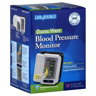 LifeSource UB-521 Digital Wrist Blood Pressure Monitor - Relaxacare