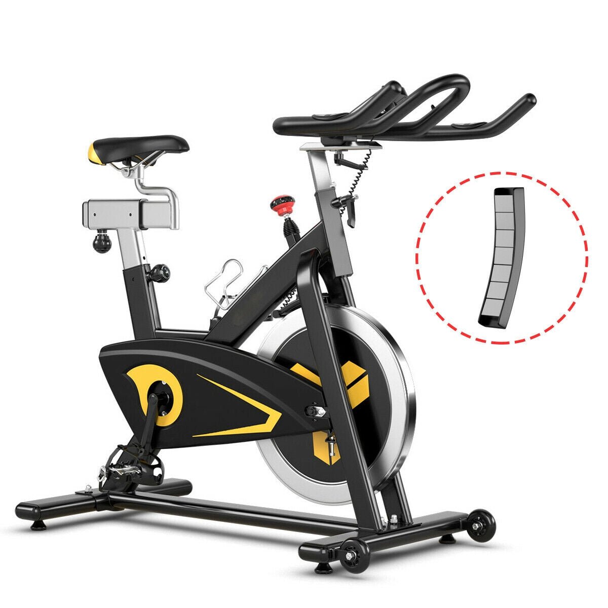 efitment magnetic belt drive indoor cycle bike