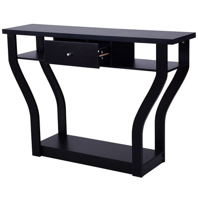 Modern Sofa Accent Table with Drawer - Relaxacare