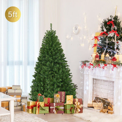 Open Box-150CM dual-color LED automatic tree (US) - Relaxacare
