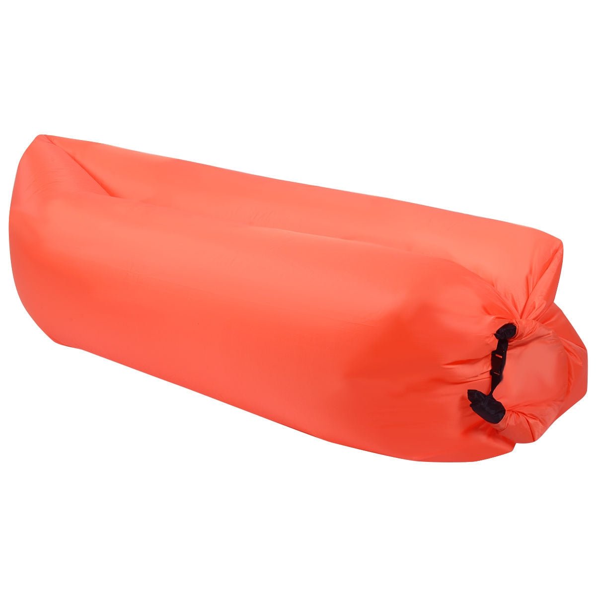 Outdoor Portable Lazy Inflatable Sleeping Camping Bed-Orange