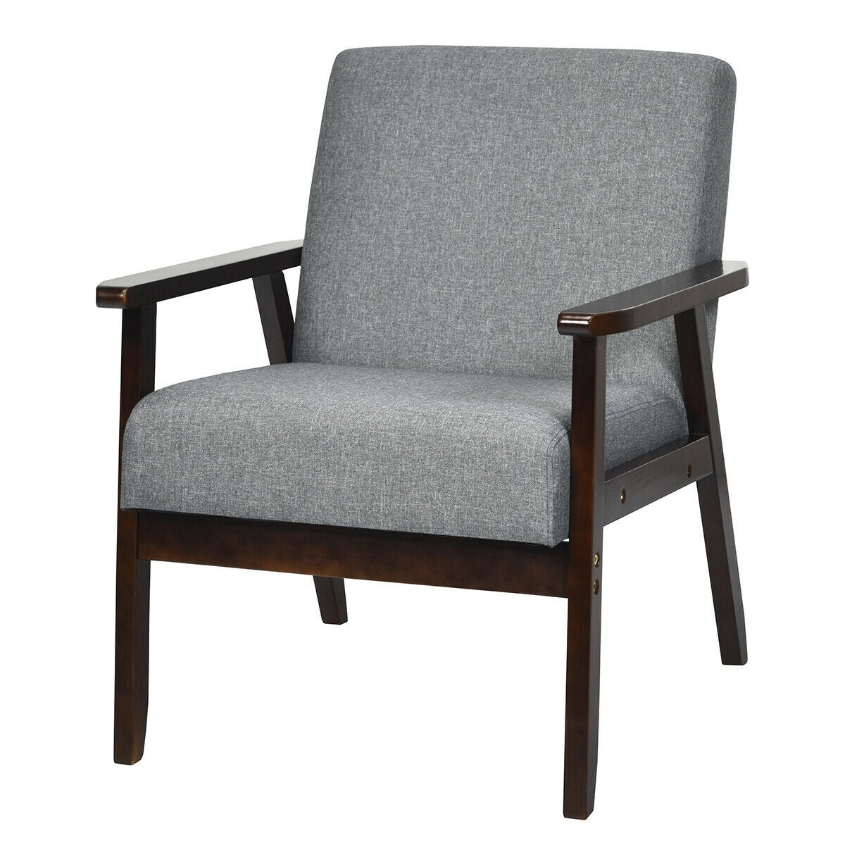 Gray accent armchair sales