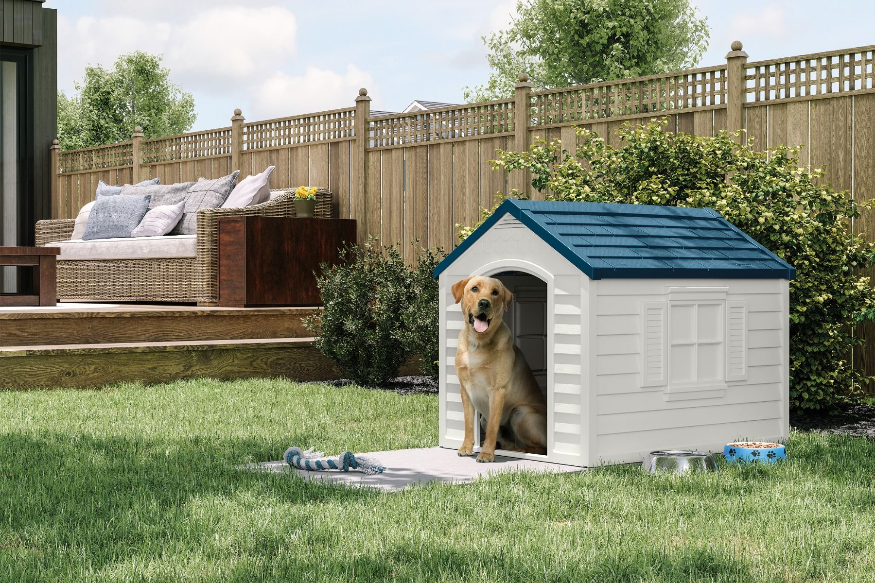 SunCast Deluxe Dog House Passive