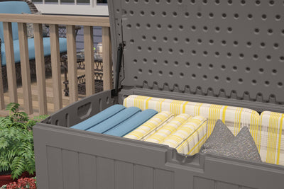 Suncast-Extra Large Deck Box-Stoney 200 gallon - Relaxacare