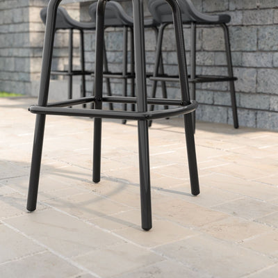SunCast-Outdoor Bar Stools - Cool Gray - Relaxacare