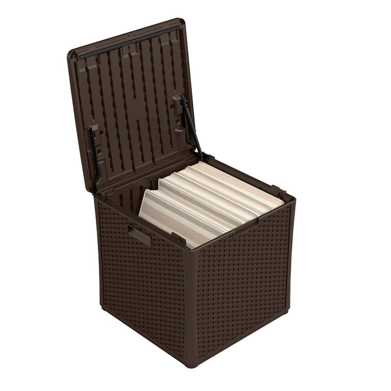 SunCast- Wicker storage cube - Java 60 gallon - Relaxacare