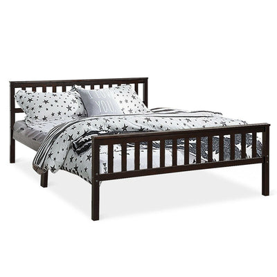 Wood Bed Frame Support Platform with Headboard and Footboard - Relaxacare