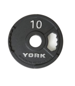 YORK FITNESS - 5-45 LB G-2 OLYMPIC DUAL GRIP PLATE CI - Relaxacare