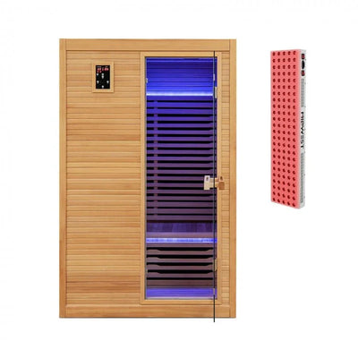 #1 Selling Sauna In Canada- Costway 2 Person Sauna With Red Light Therapy