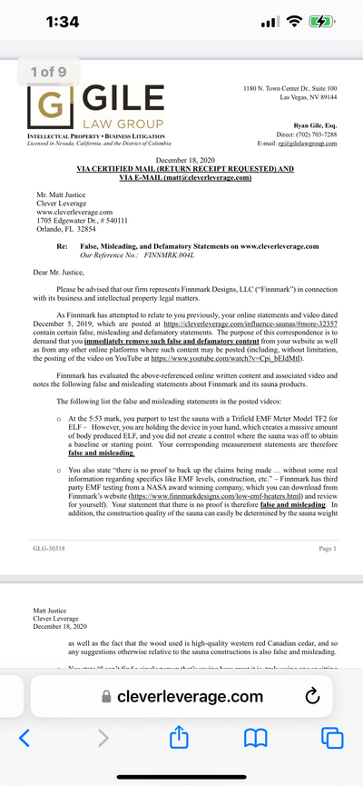 Relaxacare-Matt Justice Complaints- A person not trusted in the sauna community-