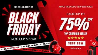 🖤 Black Friday Mega Event — Unbeatable Wellness Deals at Relaxacare