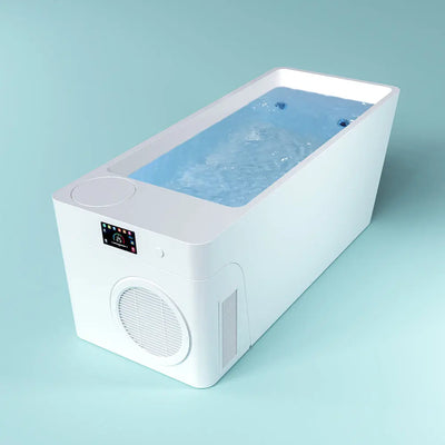Acrylic Cold Plunge Tub with Built-In Ice Maker – All-in-One Ice Bath Spa for Athlete Recovery, Hydrotherapy & Home Gym-