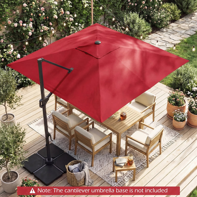 10 ft aluminum pole cantilever solar patio umbrella in scarlet with LED Lights for Pool and Gar Best Bait Casting Reels Includes a base Color:Bronze (Solid) american football art