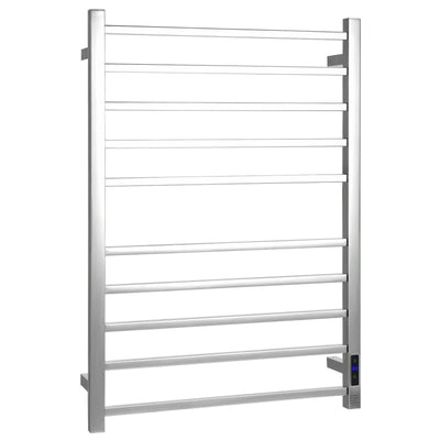 10-Bar Electric Stainless Steel Towel Warmer