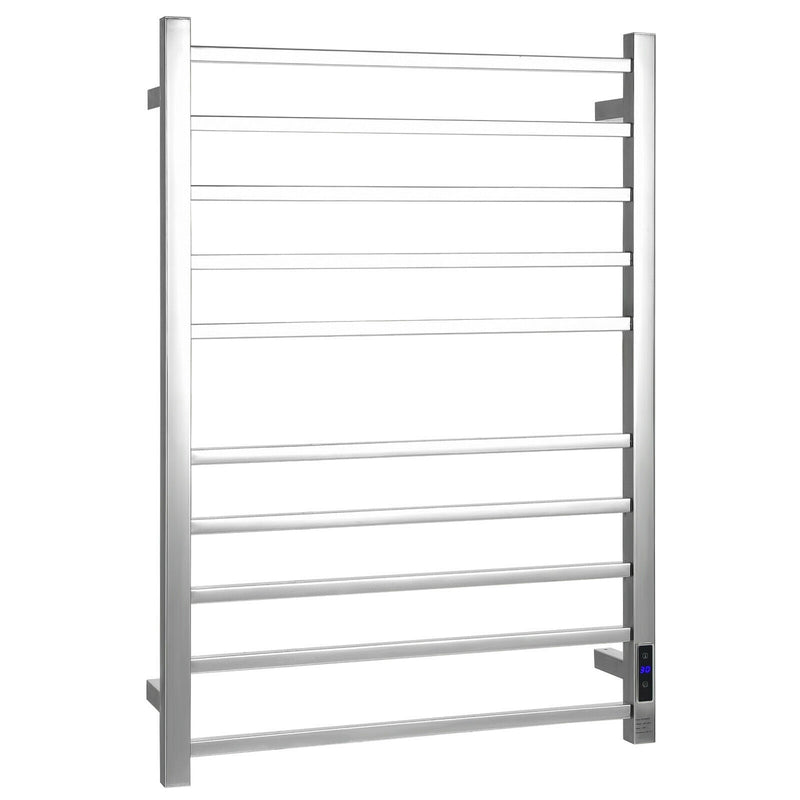10-Bar Electric Stainless Steel Towel Warmer