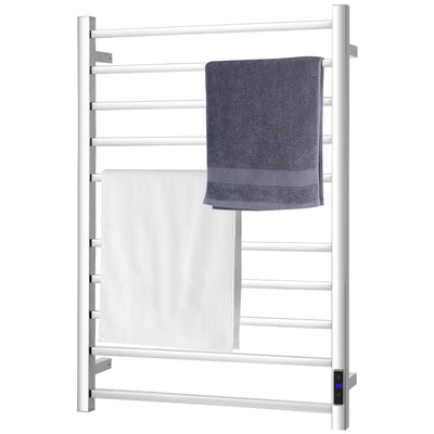 10-Bar Electric Stainless Steel Towel Warmer