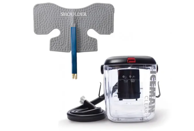 Mega Sale- Donjoy ICEMAN CLEAR CUBE COLD THERAPY SYSTEM for Rehabilitation, special Knee and Shoulder Wrap Pain Management.