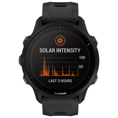 *Garmin Forerunner 955 SOLAR, 46.5mm GPS Running Smartwatch, Tailored to Triathletes, Long-Lasting Battery