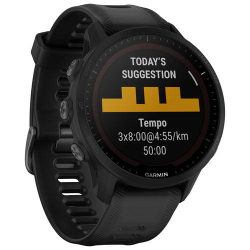*Garmin Forerunner 955 SOLAR, 46.5mm GPS Running Smartwatch, Tailored to Triathletes, Long-Lasting Battery