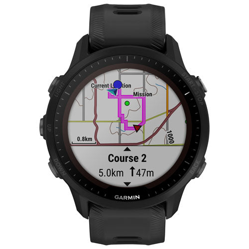 *Garmin Forerunner 955 SOLAR, 46.5mm GPS Running Smartwatch, Tailored to Triathletes, Long-Lasting Battery
