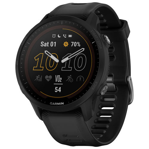 *Garmin Forerunner 955 SOLAR, 46.5mm GPS Running Smartwatch, Tailored to Triathletes, Long-Lasting Battery
