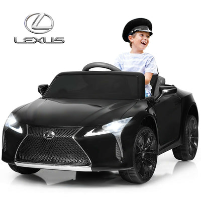 Lexus LC500 Licensed Kids 12V Ride Remote Control Electric Vehicle-Black