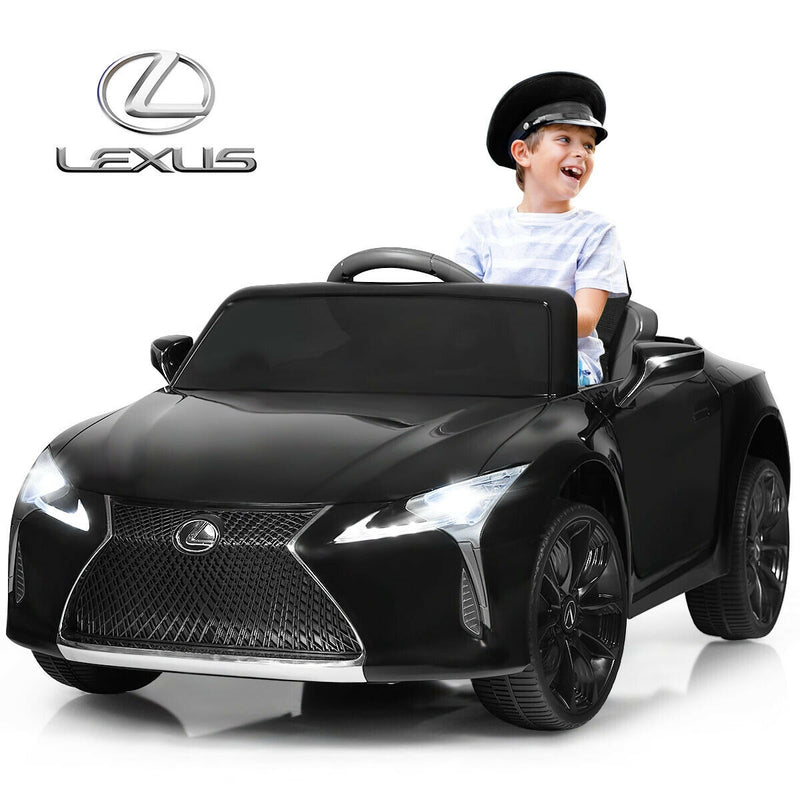 Lexus LC500 Licensed Kids 12V Ride Remote Control Electric Vehicle-Black