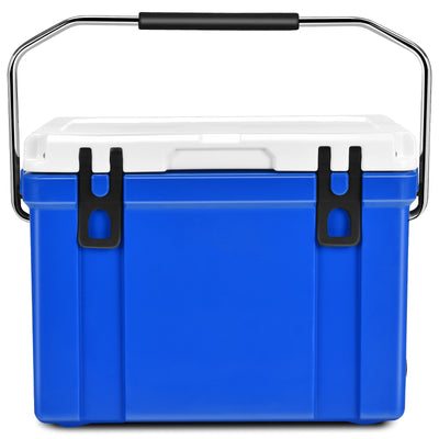26 Quart Portable Cooler with Food Grade Material-Blue