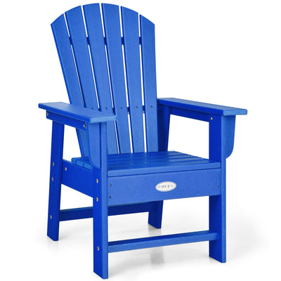 *Patio Kids' Adirondack Chair with Ergonomic Backrest - Blue