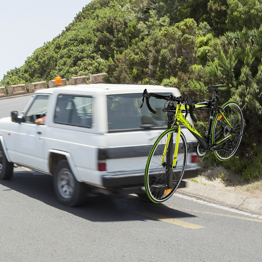 3/4-Bike Hitch Mount Rack with Safety Strap for Car Truck SUV-3