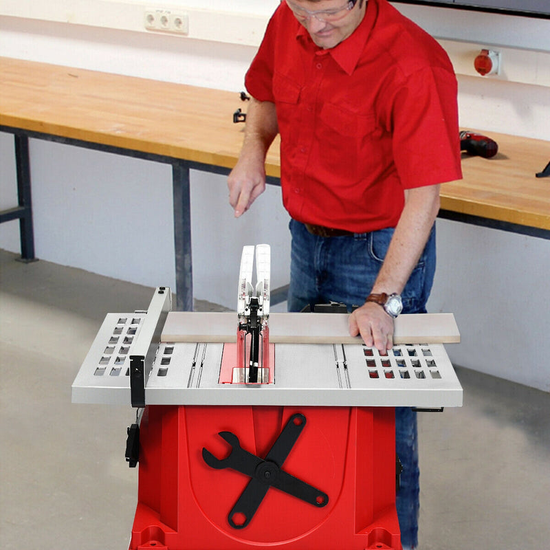 10 Inches Aluminum Tabletop Table Saw Electric Cutting Machine