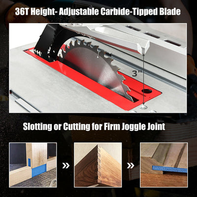 10 Inches Aluminum Tabletop Table Saw Electric Cutting Machine