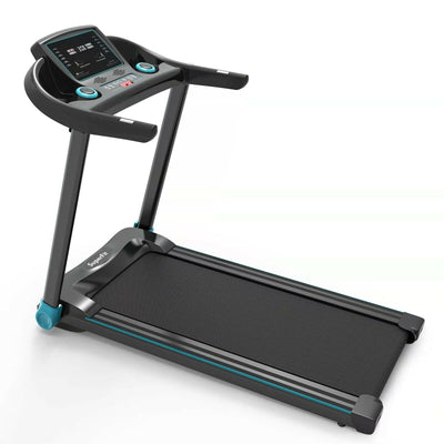 *2.25HP Electric Running Machine Treadmill with Speaker and APP Control - Blue