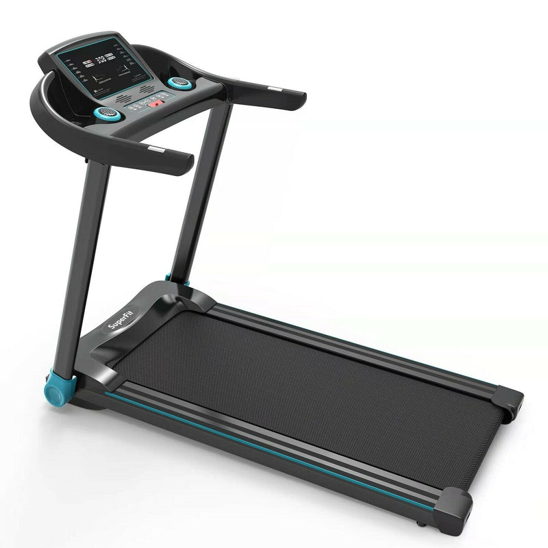 *2.25HP Electric Running Machine Treadmill with Speaker and APP Control - Blue