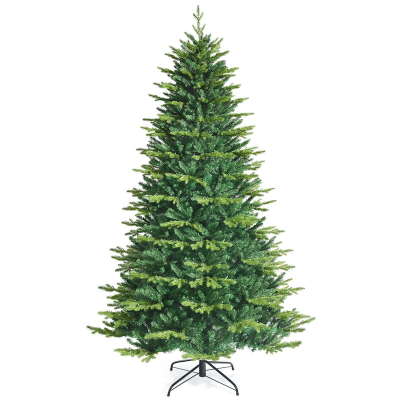 Pre-lit Artificial Hinged Christmas Tree with APP Controlled LED Lights-8&