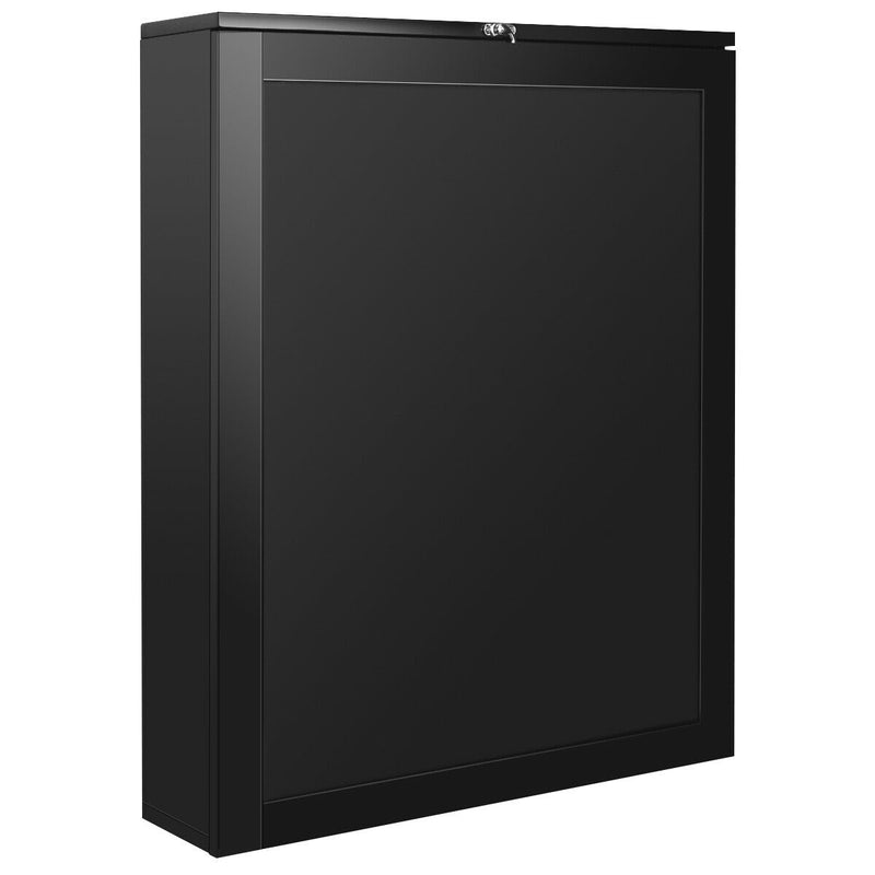 *Convertible Wall Mounted Table with A Chalkboard - Black